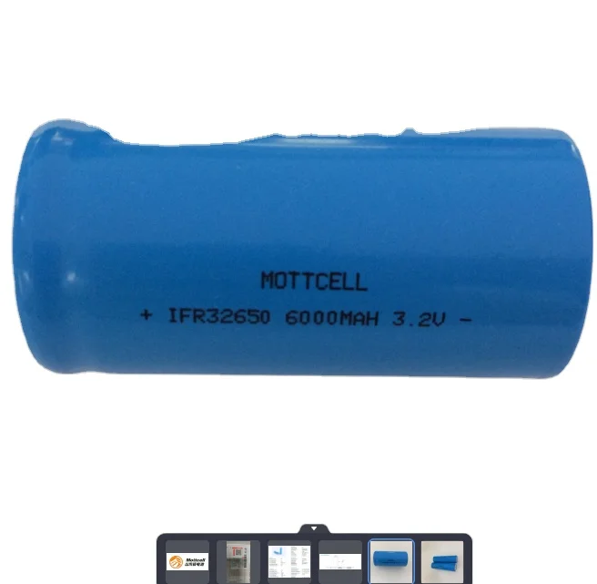 3.2V Lifepo4 Ли-ионный цилиндр Литийная батарея 32700 32650 5000mAh 6000mAh 0