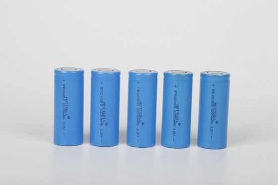 3.2V 6000mah Цилиндровый аккумуляторный элемент перезаряжаемый глубокий цикл 32700 32650 Lifepo4 Cell