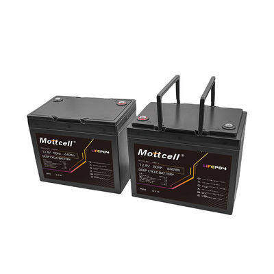 IP67 Защищенный 50A 12V Lifepo4 Батарея M8 Терминал 640Wh Мощность / 3000-5000 циклов